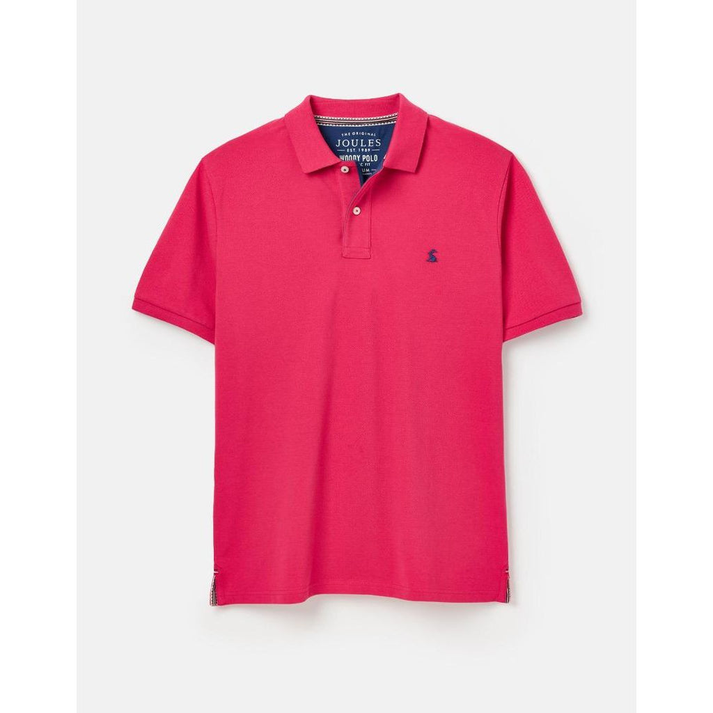 Joules Woody Polo Shirt - Deep Raspberry - Beales department store