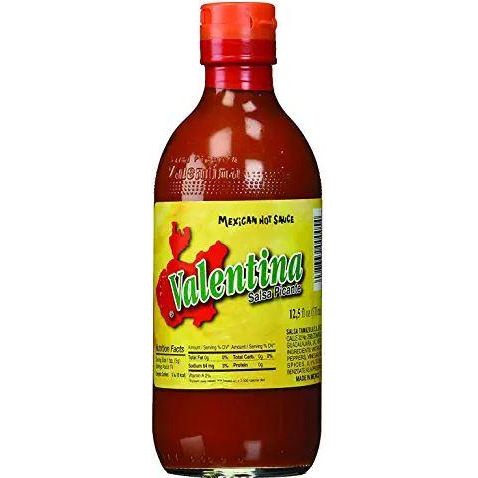 JPNC Mexican Shop Valentina Red Hot Sauce Bottle 370ml - Red - Beales department store
