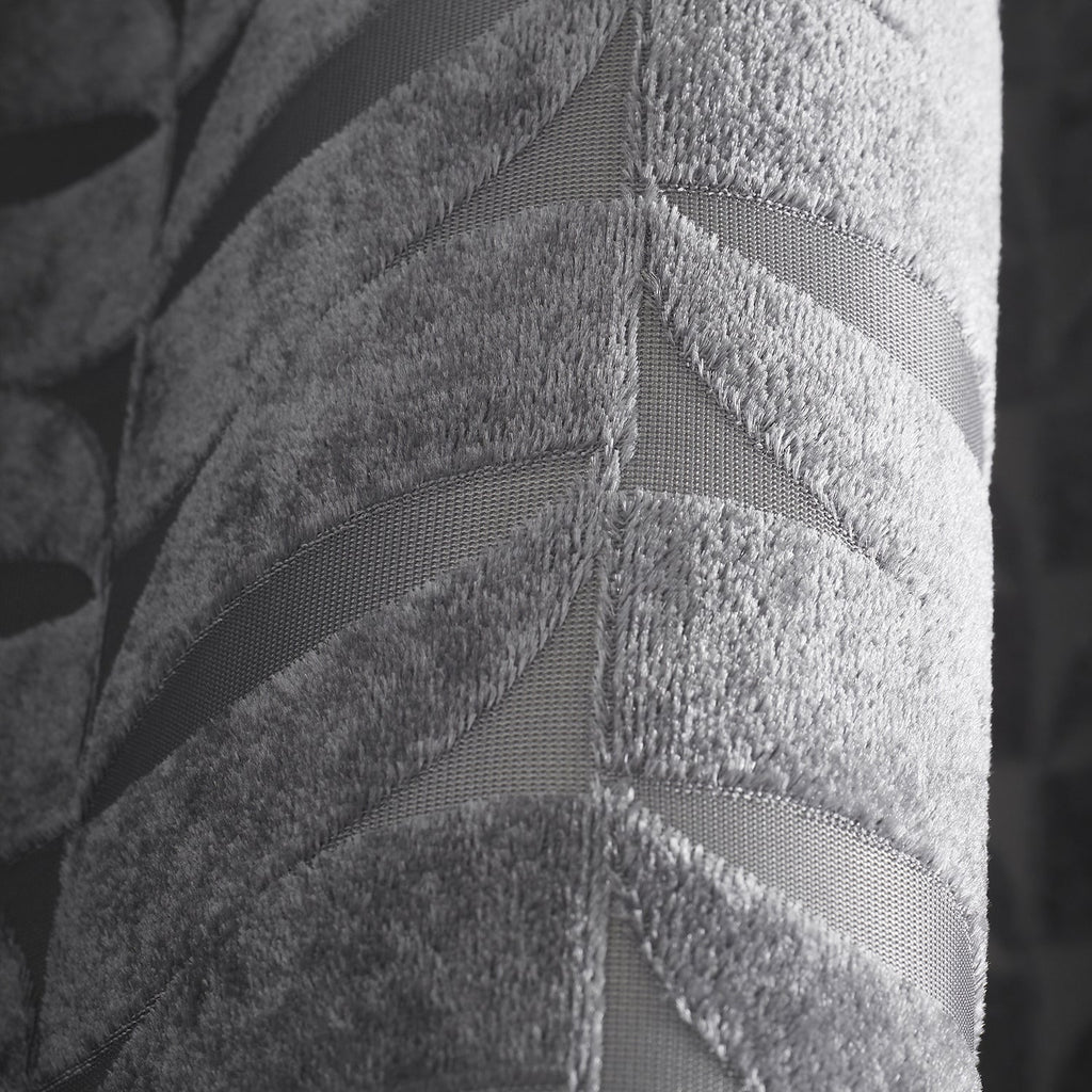 Kendal Charcoal Grey Velvet Eyelet Curtains