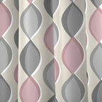 Lennox Blush Pink Eyelet Curtains