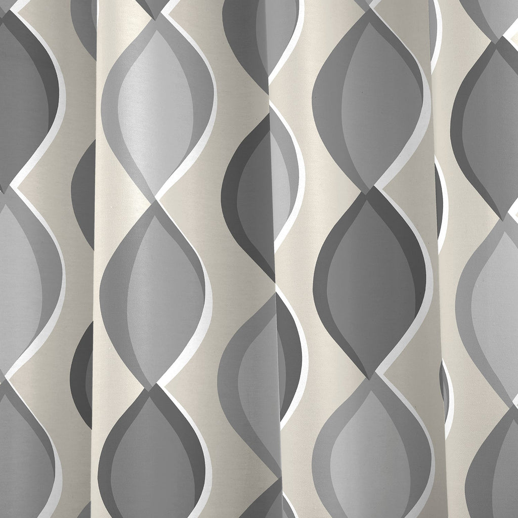 Lennox Grey Eyelet Curtains