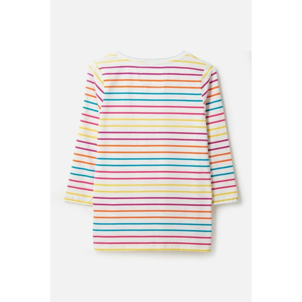 Lighthouse Ariana Top - Teal Pink Stripe - Beales department store