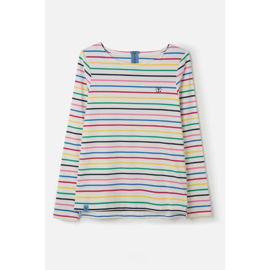 Lighthouse Causeway Breton Top - Multi Stripe - Beales department store