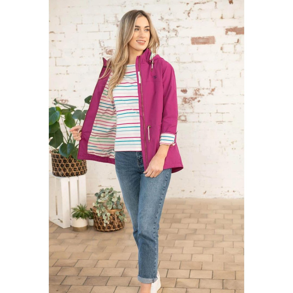 Lighthouse Victoria Jacket - Deep Raspberry - Beales department store