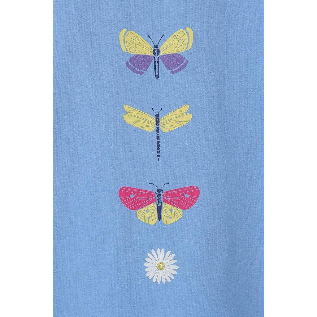 Little Lighthouse Causeway Short Sleeve - Butterfly Print - Beales department store