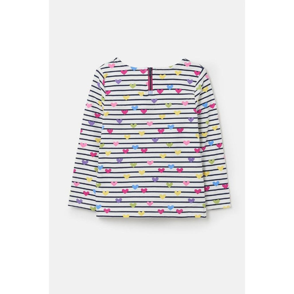 Little Lighthouse Causeway Top - Heart Print - Beales department store