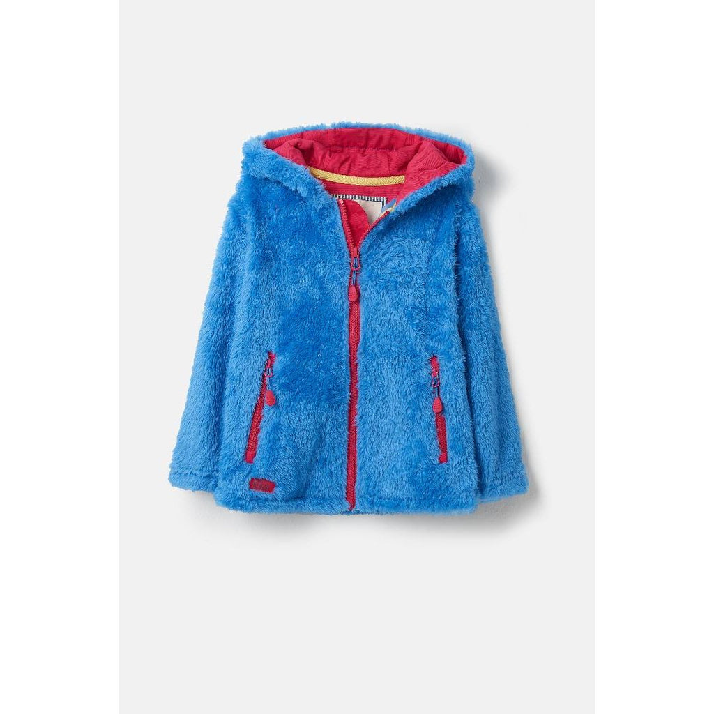 Little Lighthouse Gracie Girls Sherpa Fleece - Cornflower - Beales department store