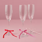 Red & Pink Satin Bow Drink Markers- 10 Inner Pack