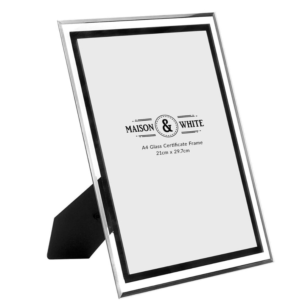 Maison & White A4 Photo Certificate Mirrored Glass Frame - Beales department store