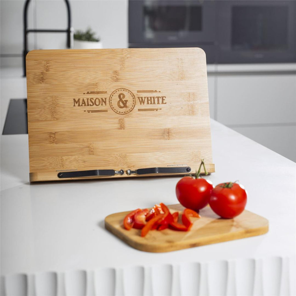 Maison & White Bamboo Recipe Book Stand - Beales department store