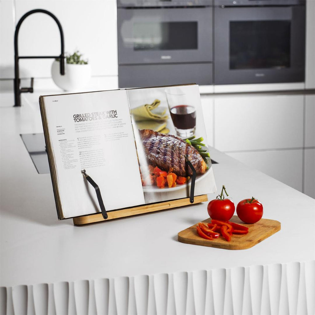 Maison & White Bamboo Recipe Book Stand - Beales department store