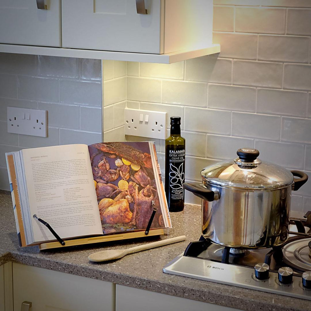 Maison & White Bamboo Recipe Book Stand - Beales department store