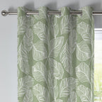 Matteo Green Eyelet Curtains