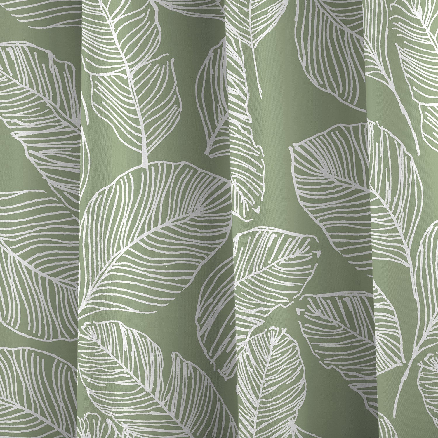 Matteo Green Eyelet Curtains