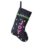 Joy Felt Christmas Stocking- 5 Inner Pack