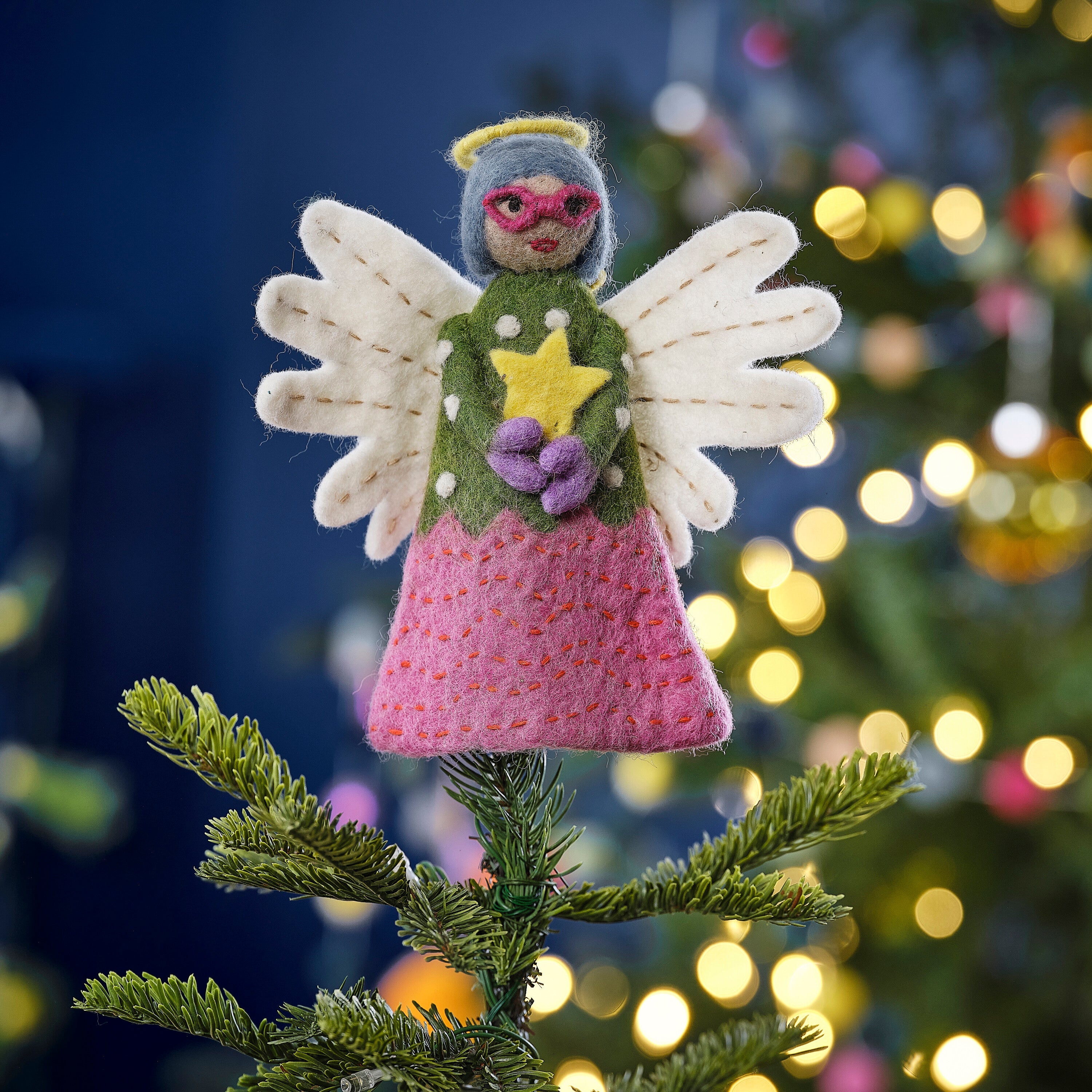 Felt Christmas Angel Tree Topper