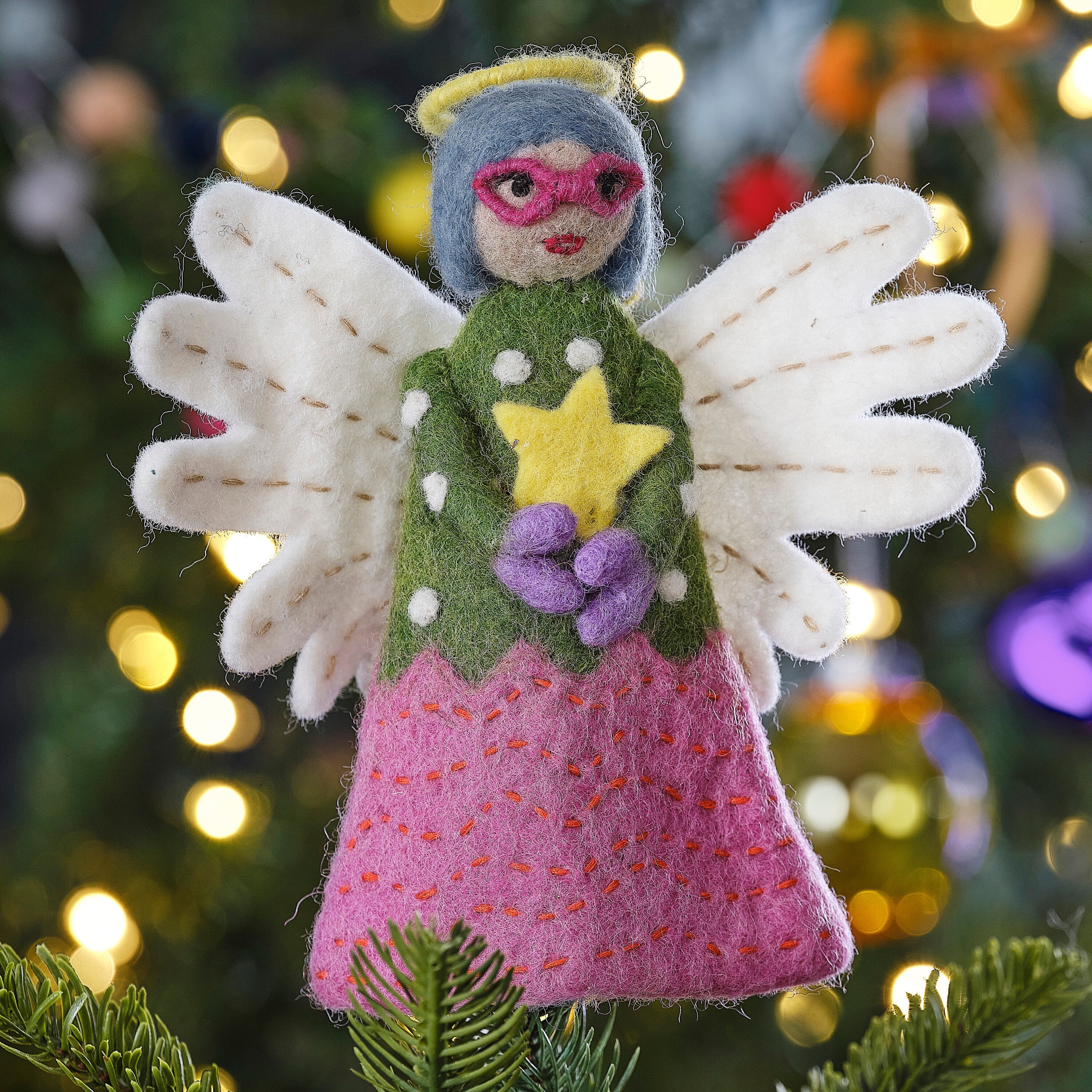 Felt Christmas Angel Tree Topper