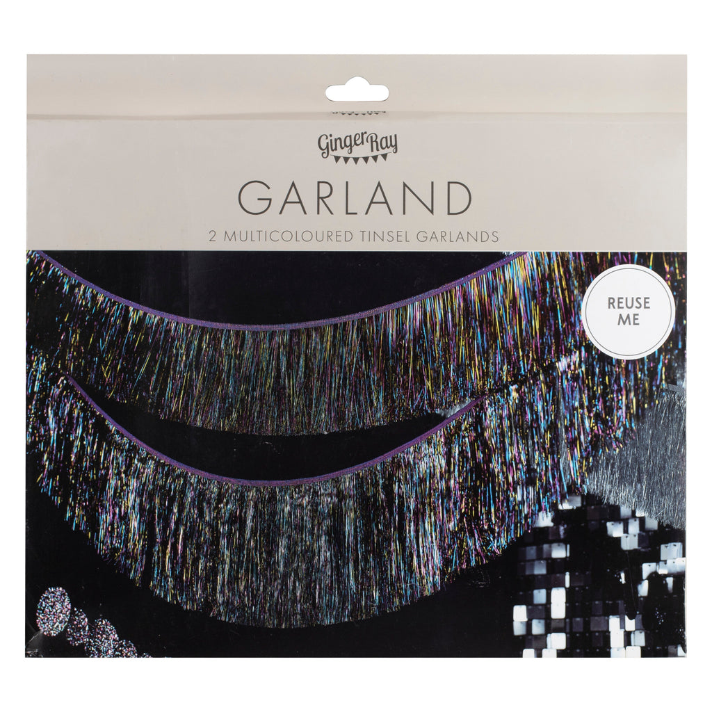 Christmas Tinsel Garland Decoration