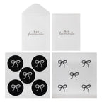 His and Hers Vellum Wedding Sweet Bags with Stickers- 5 Inner Pack