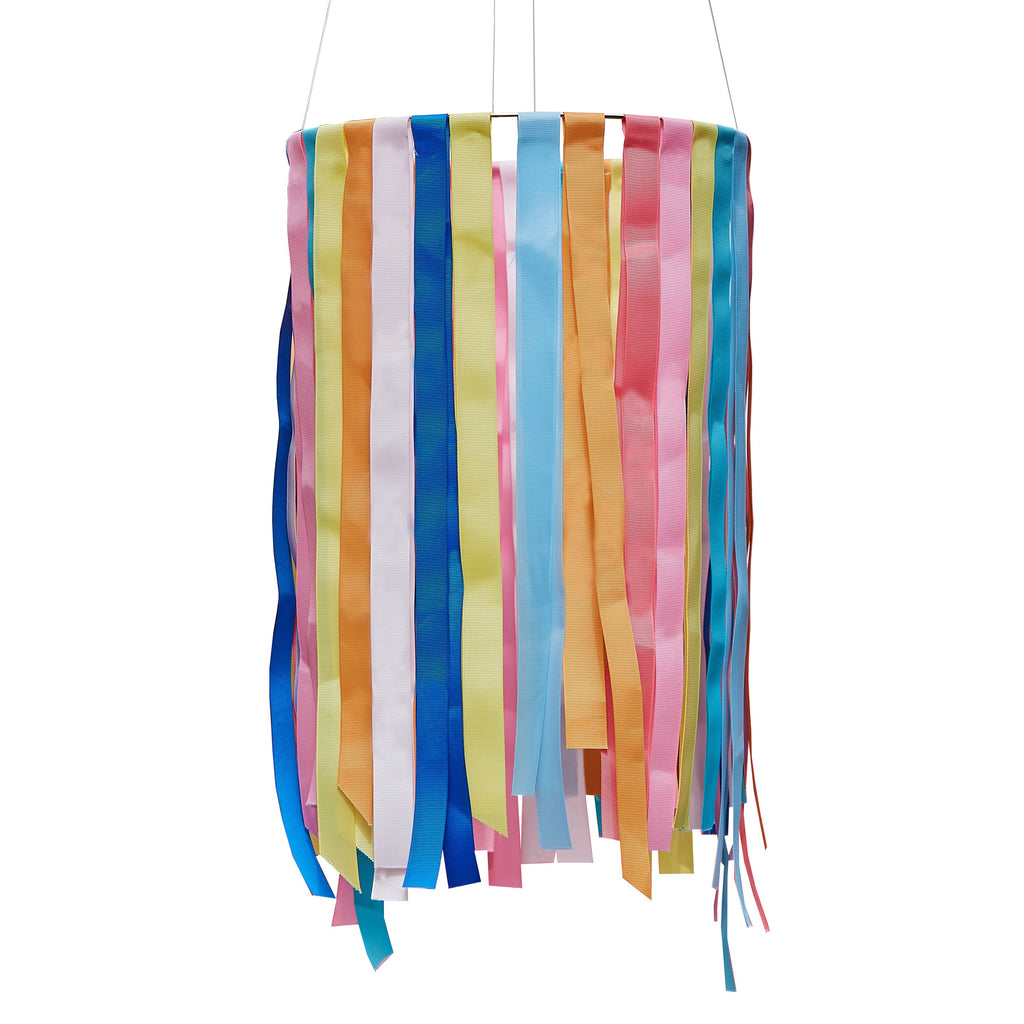 Rainbow Hanging Ribbon Hoop
