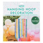Rainbow Hanging Ribbon Hoop