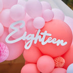 18th Birthday Balloon Arch Sign- 5 Inner Pack