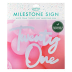 21st Birthday Balloon Arch Sign- 5 Inner Pack
