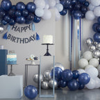 Blue Streamer Balloon Tails- 10 Inner Pack