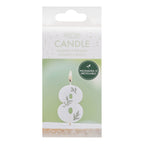 Leaf Foliage Number 8 Birthday Candle- 5 Inner Pack