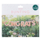 Congrats Rose Gold Congratulations Balloon Bunting- 5 Inner Pack