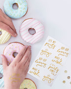 Pick & Mix Pastel Gold Foiled Temporary Tattoos