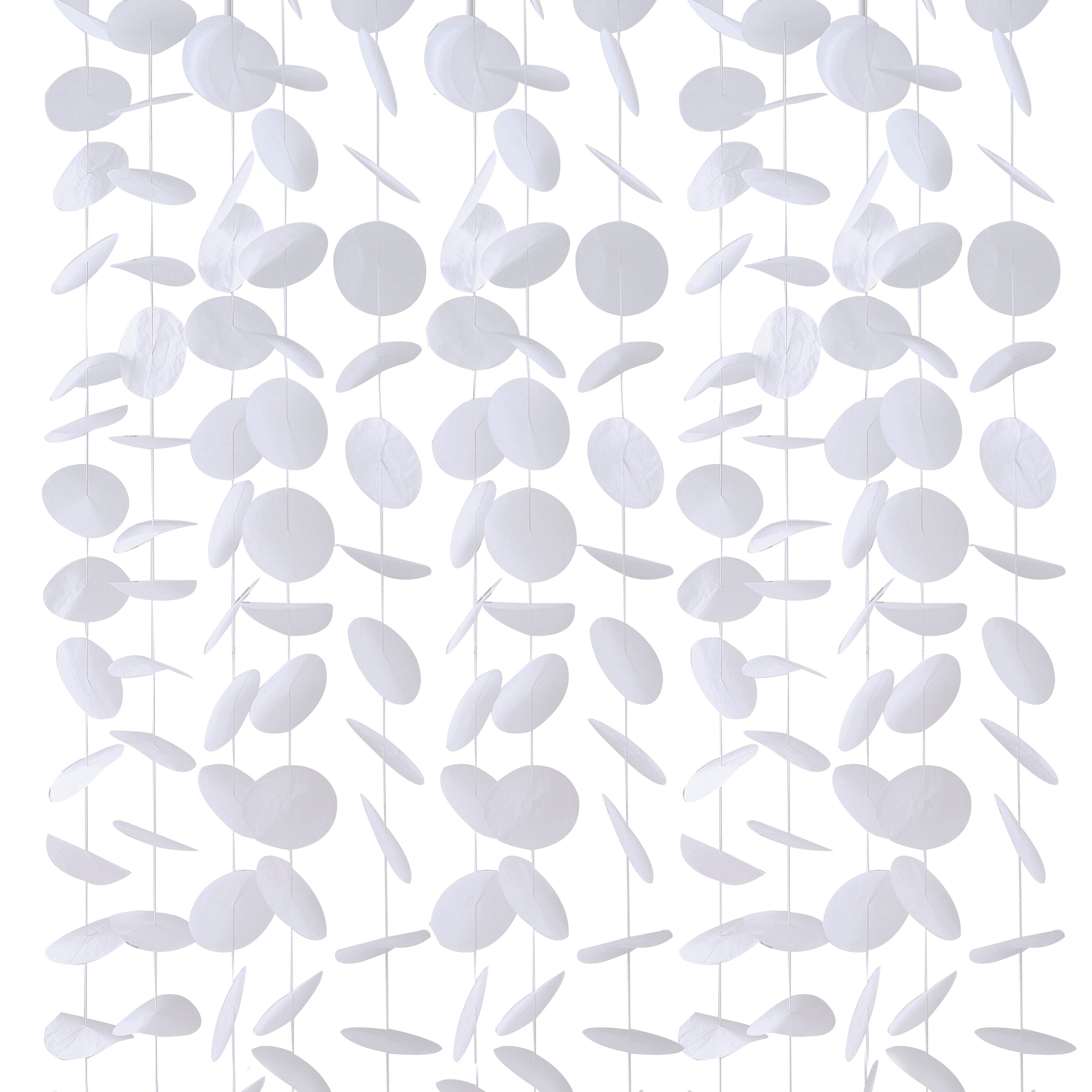 White Paper Disc Wedding Backdrop- 5 Inner Pack
