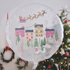 Snowglobe Foil Christmas Balloon- 10 Inner Pack