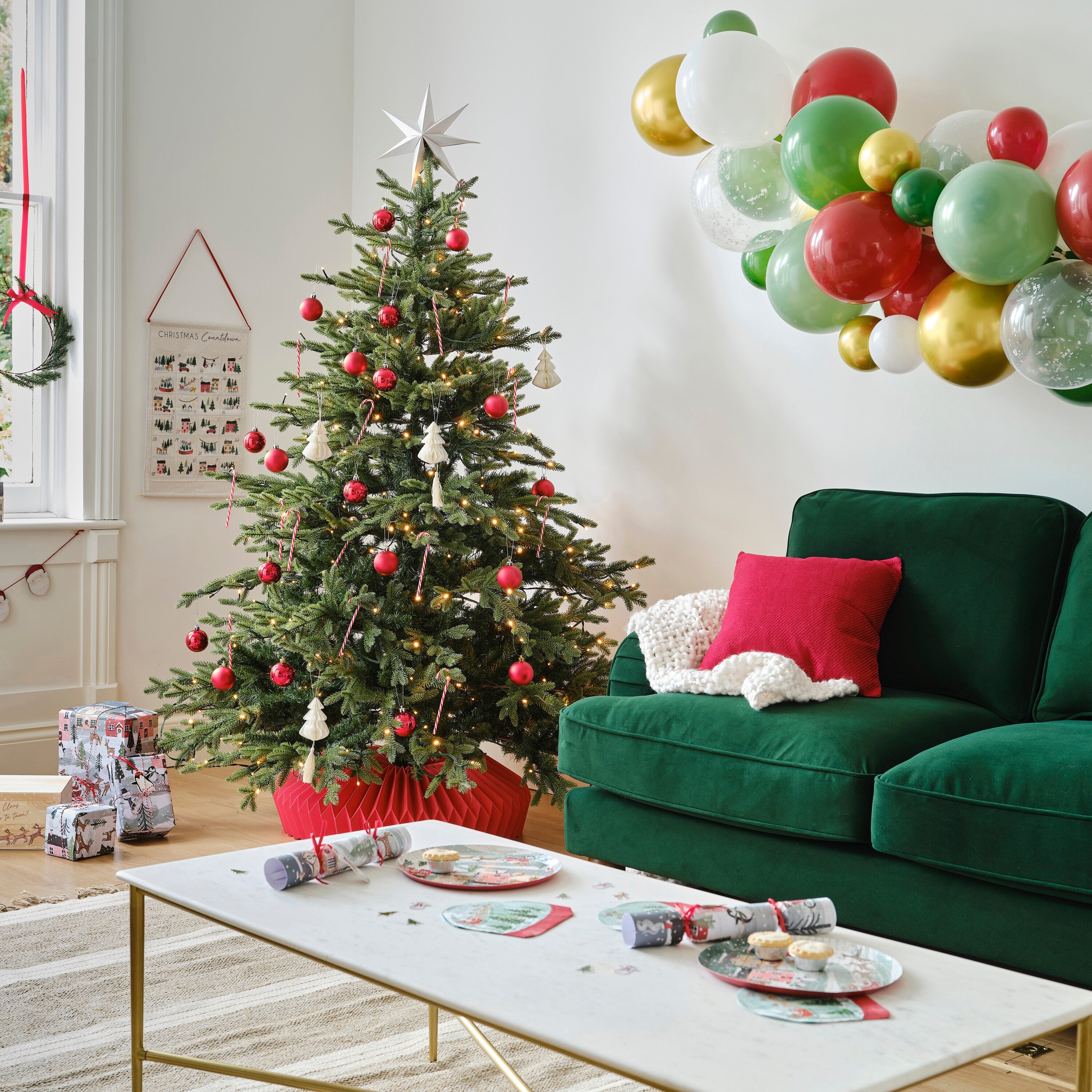 Red and White Christmas Twine
