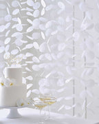 White Paper Circles Wedding Backdrop - 2m (16pk)