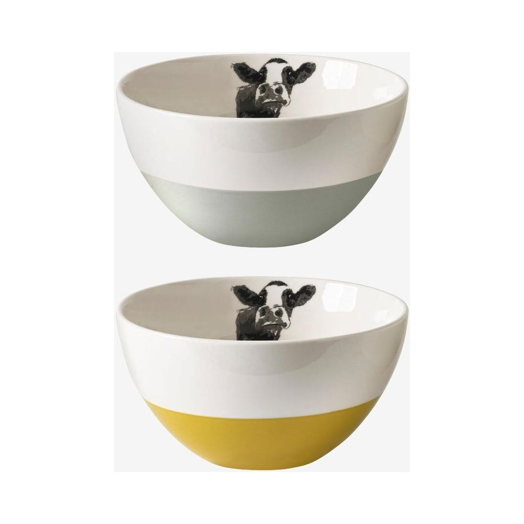 MM Sketch Moo Cereal Bowls (Set of 2) - Beales department store