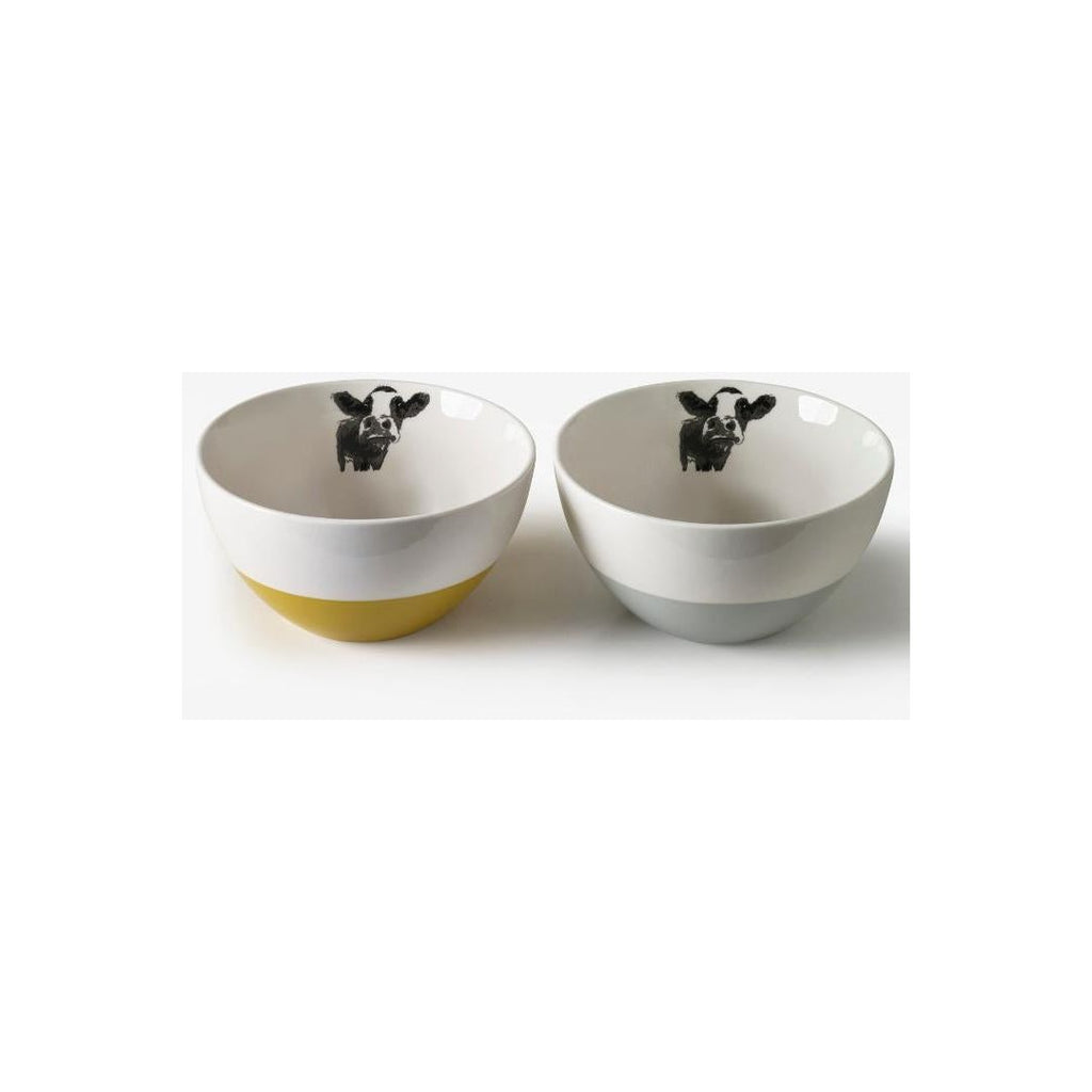 MM Sketch Moo Cereal Bowls (Set of 2) - Beales department store