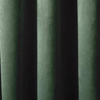 Montrose Bottle Green Velvet Blackout Thermal Coated Eyelet Curtains