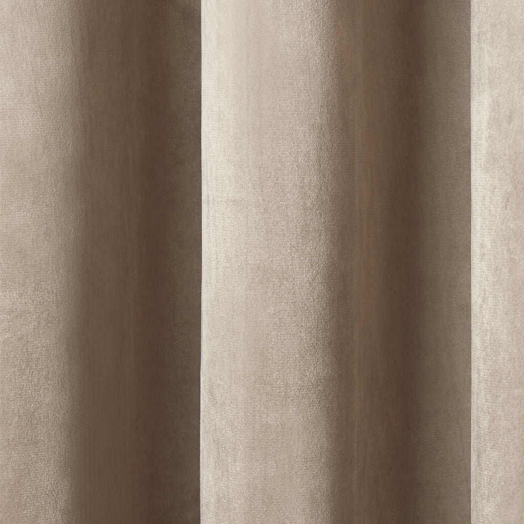 Montrose Linen Velvet Blackout Thermal Coated Eyelet Curtains