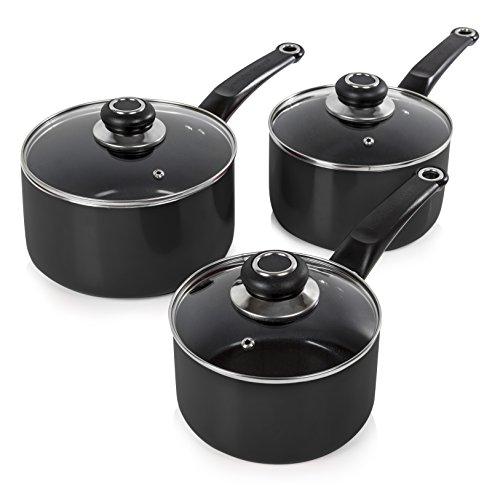 Morphy Richards 970030 Equip Saucepan Set, 3 Piece - Beales department store