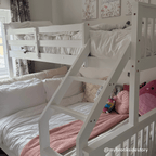 Indie Kids Bunk Bed Triple Sleeper White