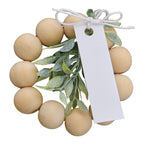 Wooden Place Card Holder with Foliage- 5 Inner Pack