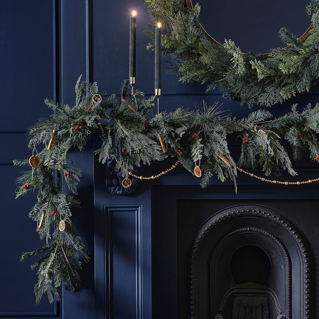 Luxe Pine and Cypress Foliage Christmas Garland- 5 Inner Pack