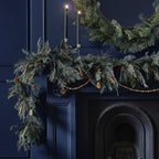 Luxe Pine and Cypress Foliage Christmas Garland- 5 Inner Pack