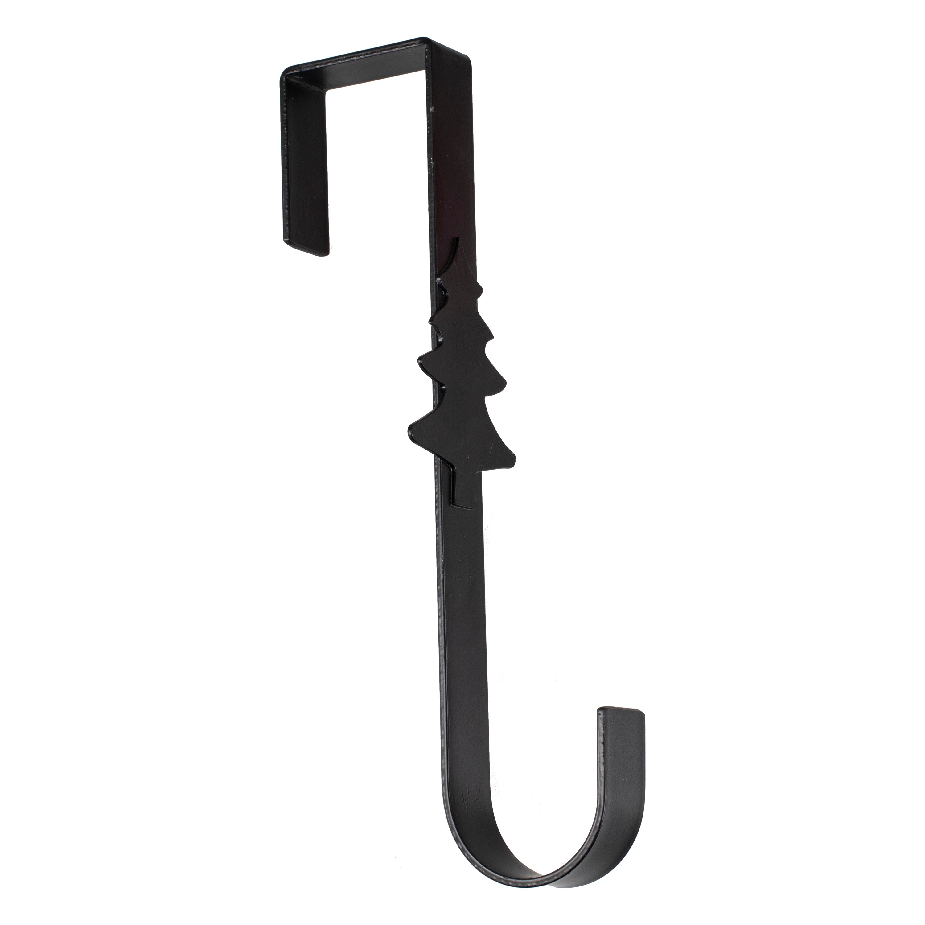 Black Metal Christmas Wreath Door Hanger- 5 Inner Pack