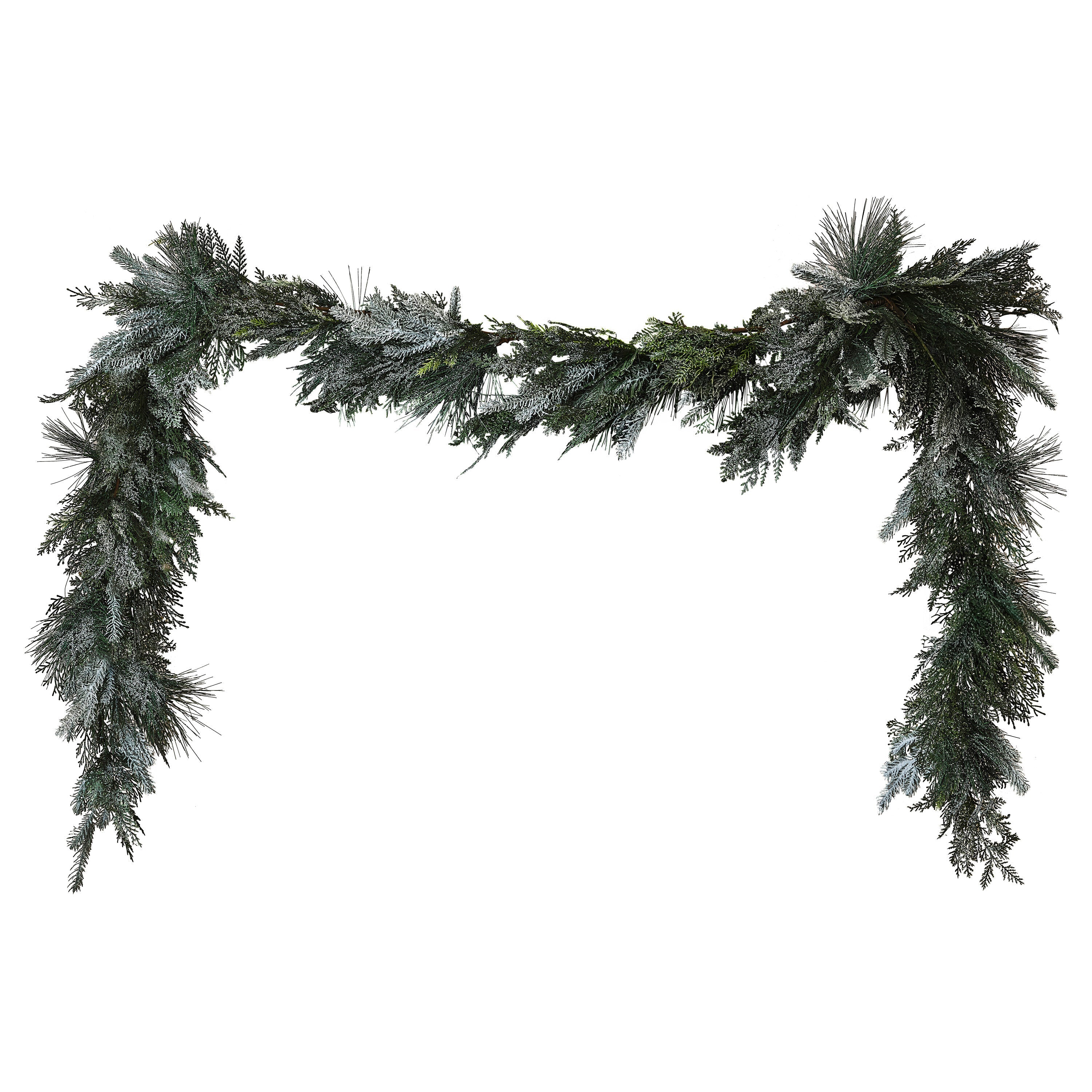 Snowy Foliage Christmas Garland- 5 Inner Pack