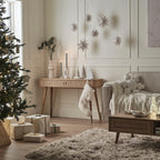Cream Faux Fur Christmas Stocking- 5 Inner Pack