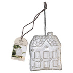 Embellished House Christmas Tree Decoration