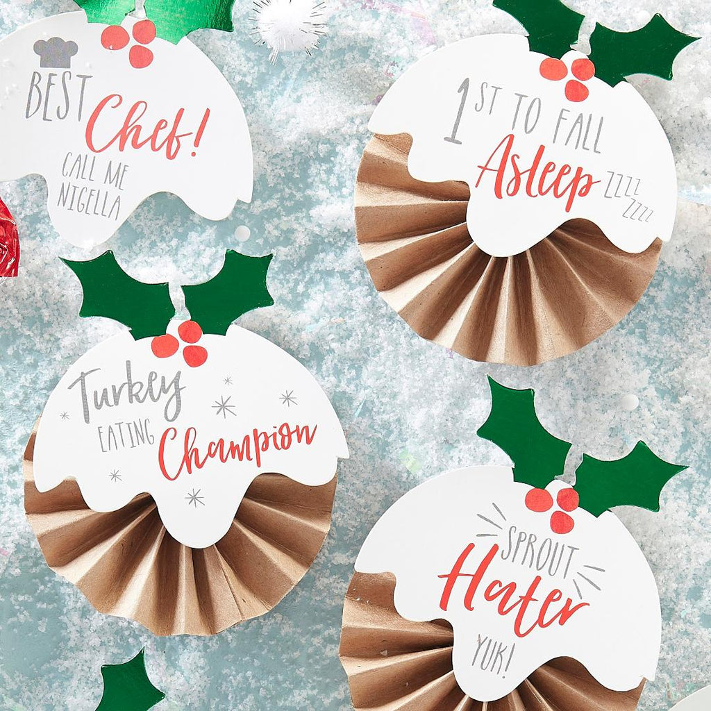 Novelty Christmas Day Badges Kit - Beales department store