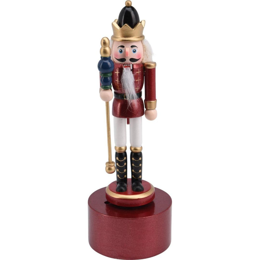 Nutcracker Music Box 22cm With Sceptre - Beales department store